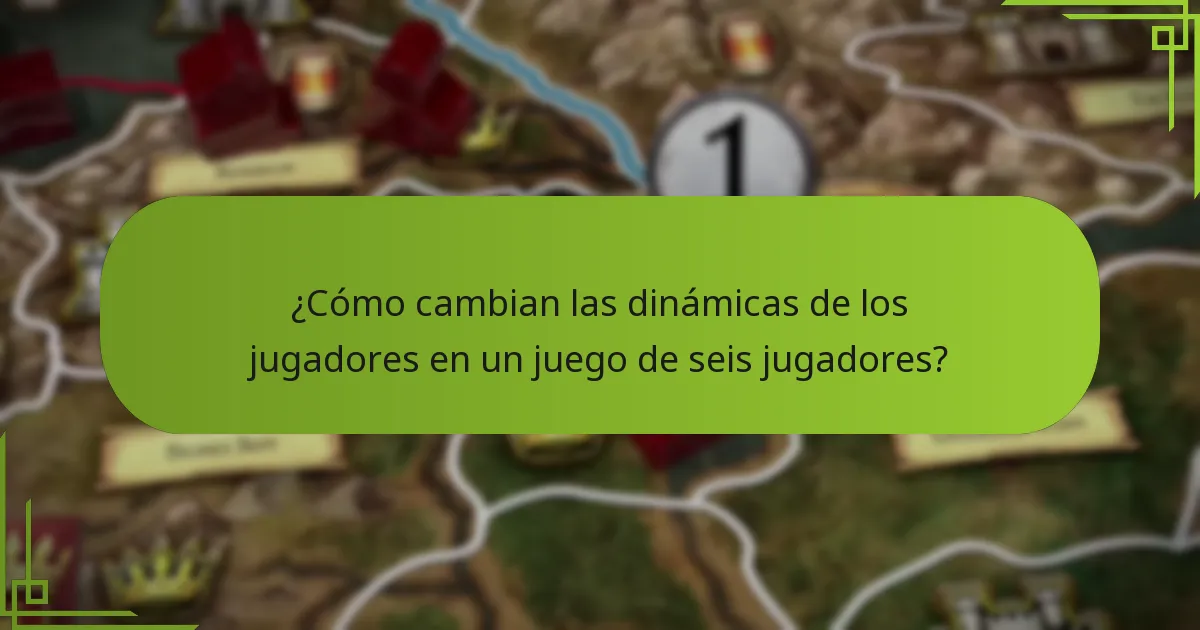 ¿Qué modificaciones de reglas mejoran la experiencia de seis jugadores?