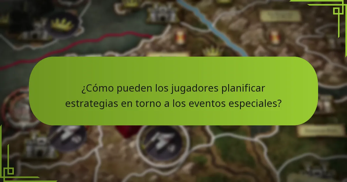 ¿Cuándo ocurren los eventos especiales durante el desarrollo del juego?