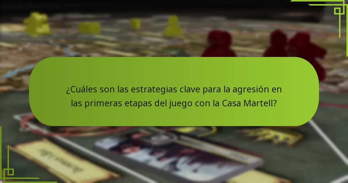 ¿Cómo se compara la Casa Martell con otras facciones en estrategias de juego temprano?