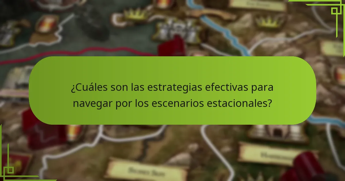 ¿Cuáles son los cambios en los recursos durante las diferentes estaciones?