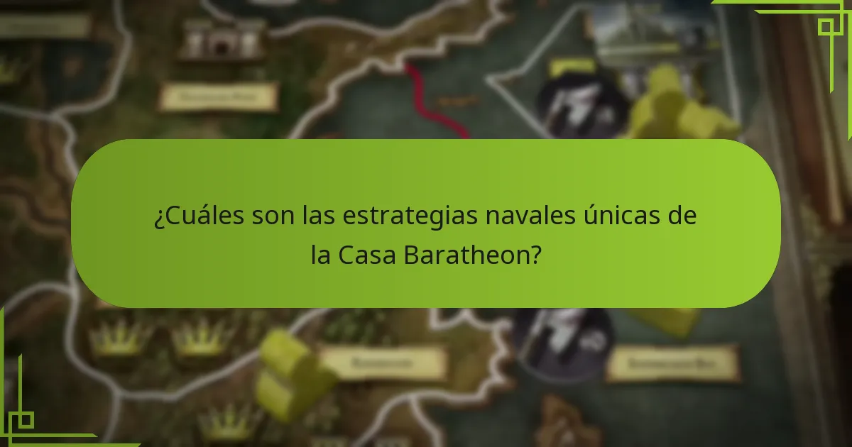 ¿Cómo se compara la Casa Baratheon con otras facciones?